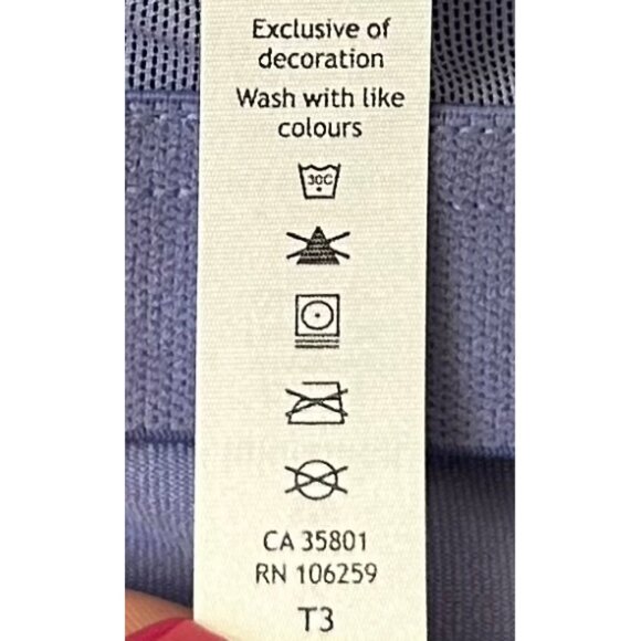 Lululemon Built-In Bra Strappy Racerback Tank Top Cool Blue Purple Size 8 Yoga - Picture 6 of 7